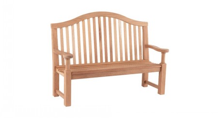 Serpentine 5ft Acacia Bench AC1338